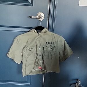 Dickies Sage Green Short Sleeve Shirt